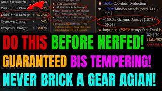 CRAZY NEW Tempering FODDER Boosted Rate Trick!!! NEVER BRICK GEARS AGAIN!!