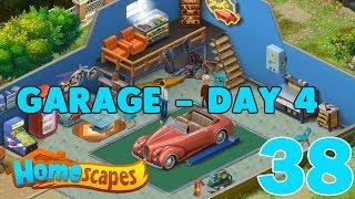 HOMESCAPES STORY WALKTHROUGH - ( GARAGE - DAY 4 ) GAMEPLAY - ( iOS | Android ) #38