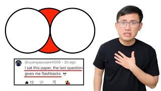 How to solve the three-circle problem from the 2022 GCSE math exam