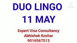 11 May Duo lingo live speaking