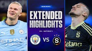 Man. City vs. Sparta Praha: Extended Highlights | UCL League Phase MD 3 | CBS Sports Golazo