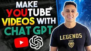 How To Use CHAT GPT To Make YouTube Videos (No Face or Voice Needed)