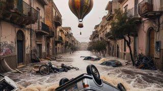 No mercy for Italy! Incredible flood in Catania