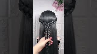 2 minutes Easy Hairstyle Tutorial for Girls #shorts #viral #hairstyle #glamreel