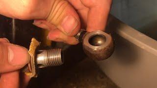 repairing a LEAKING “banjo bolt” (fuel line, brake line)