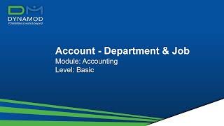 5.2 Account Department & Job