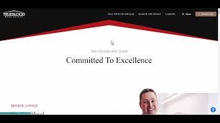 Trueblood Real Estate Broker Website Design Sample Video