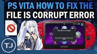 PS Vita "The File Is Corrupt" Error! (Simple Fix)