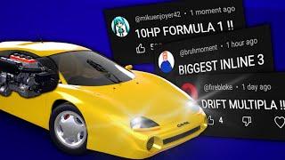 I Made More of Your TERRIBLE CAR IDEAS