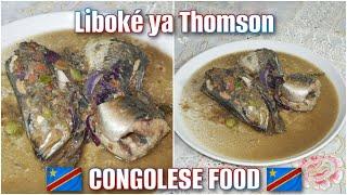 Fish in Banana Leaf "Liboké ya Thomson" | CONGOLESE FOOD