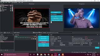 Easy worship in OBS