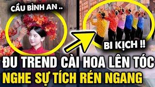 Đu trend kiếp này CÀI HOA LÊN TÓC, nhiều người rén ngang khi biết được SỰ TÍCH ĐẰNG SAU | Tin 3 Phút