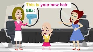 Ella's mother is a hairdresser - Comedy Animated Story - Ella English