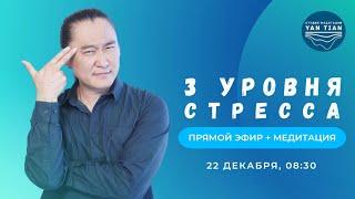 3 уровня стресса. Как вернуть жизненную энергию | Прямой эфир + медитация | Ян Тиан