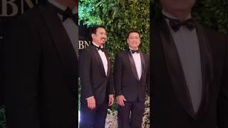 The father & son tandem of Mark and Sen. Lito Lapid both looking handsome tonight! #ABSCBNBall2023