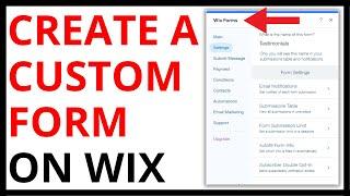 How to Create a Custom Form on Wix [QUICK GUIDE]
