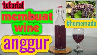 Membuat WINE ANGGUR dengan MUDAH / Make a GRAPE WINE easily