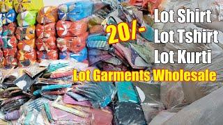 20/- Lot USED Second Hand Garments, Lot Kurti, Lot Shirt Lot Tshirt Wholesale Kolkata