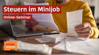 Online-Seminar - Steuern im Minijob