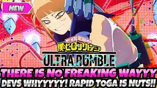 *THERE IS NO FREAKING WAYYYYYY!!!* DEVS WHYYYYY! FIRST RAPID TOGA GAMEPLAY! (My Hero Ultra Rumble