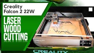 Laser Cutting With The New Creality Falcon 2 22W Laser Machine - The Ultimate Precision Tool!