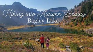  Hiking into Autumn beauty || Bagley lake || Mt.baker Snoqualmie national forest,Washington USA.