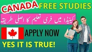 HOW TO STUDY IN CANADA FOR FREE