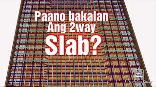 Paano bakalan Ang slab?/2way slab napakabilis lang nito mga boss super basic