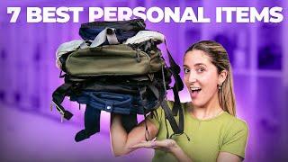 TOP 7 Personal Items for Flying️ (that fit under the seat)