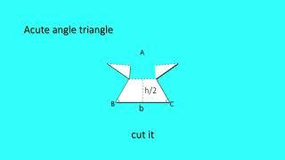 Use paper to Visualize Area of Triangle | mathocube |