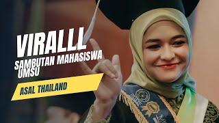 Pesan & kesan Diana Laewang Mahasiswi Asal Thailand Pada acara wisuda UMSU @CERITAUMSU