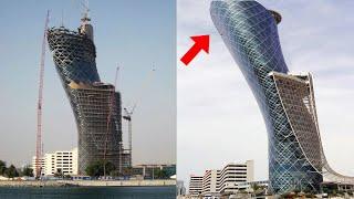 How Engineers made Impossible Tower in Abu Dhabi | Capital Gate Abu Dhabi