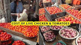 Cost of Christmas Chicken   & Fresh Tomatoes, Pepper & Onion | Lagos Nigeria | Christmas shopping