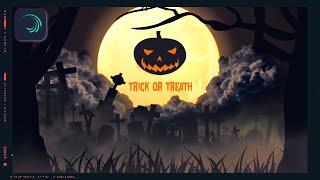 Halloween Intro • Alight Motion Template