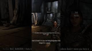 Herika (ChatGPT AI Skyrim Companion) learns of Dragonborn #skyrimspecialedition #ai