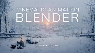 How to create Realistic Winter Scene in BLENDER [Complete Tutorial]