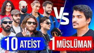 10 Ateist vs 1 Müslüman! Kaçı İman Etti? (Ateist, Deist, Agnostik, Şamanist...) - Sözler Köşkü