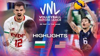  BUL vs.  USA - Highlights | Week 1 | Men's VNL 2024