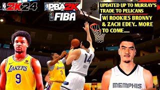 NBA 2K24 ANDROID BRONNY JAMES' LOS ANGELES LAKERS VS ZACH EDEY'S MEMPHIS GRIZZLIES GAMEPLAY V98