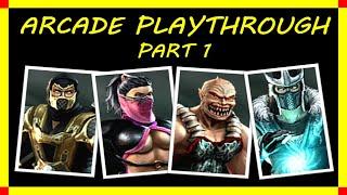 Arcade Playthrough Part 1 of 6 - Mortal Kombat Deception | Xbox