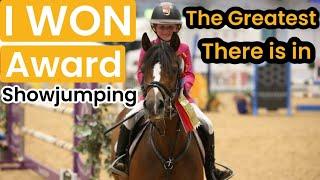 I WON the BEST award in Showjumping!