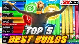 Top 5 Builds YOU MUST Make in NBA 2K23 (NEW MYPLAYER BUILDER IN NBA 2K23)