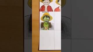 Je dessine Luffy en Shrek  #lilbronn