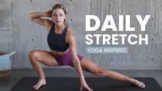15 Min. Daily Stretch Full Body Yoga inspired for relaxation, flexibility & mobility