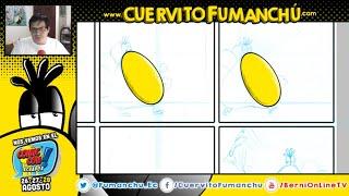 Dibujando EL CUERVITO FUMANCHU 12