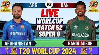 Live: Bangladesh vs Afghanistan T20 World Cup Last 5 Overs | AFG vs BAN Live Match Today