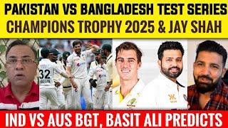 Jay Shah’s latest interview & Champions Trophy 2025 In PAK | PAK vs BAN | IND vs AUS FT. Basit Ali