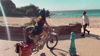 Alinta's Journey to the Beach on her O2Feel Equo Electric Bike!