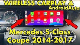 Wireless CarPlay and AndroidAuto in Mercedes S-Class Coupe Convertible 2014 2015 2016 2017 C217 A217