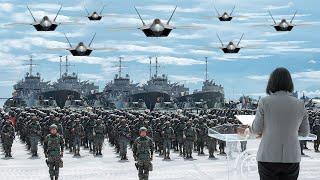 China Shock! (June 27, 2024) US Sent 25 F-22 Raptor and 16.000 Troops to Help Taiwan